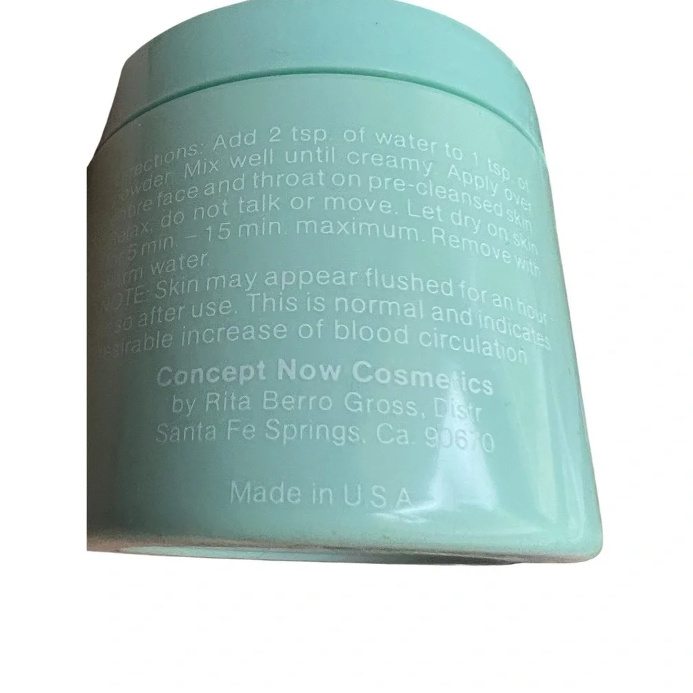 Rare Vtg Dream Face Cosmetic Face Lift Powder by Concept‎ Now Cosmetics Box +